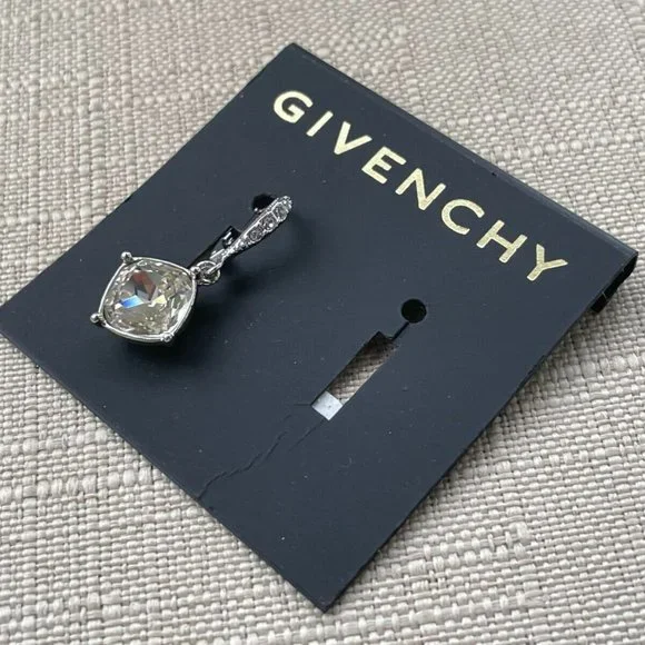 Givenchy Women Earrings Single Earring Jewelry Silver Tone Read Description - Picture 3 of 9